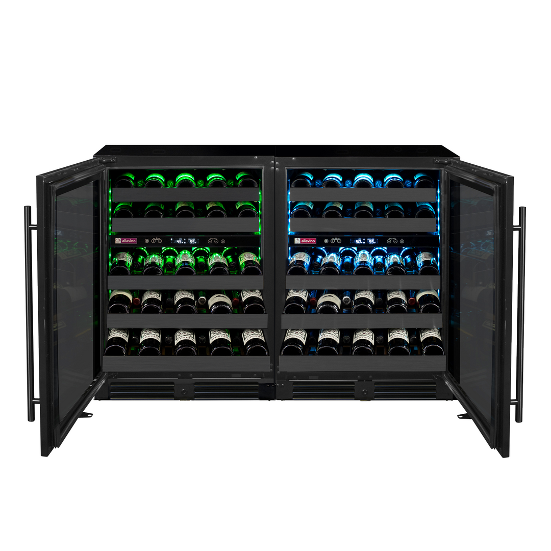 Allavino Reserva 2X-BDW5034D-2BS undercounter wine refrigerator