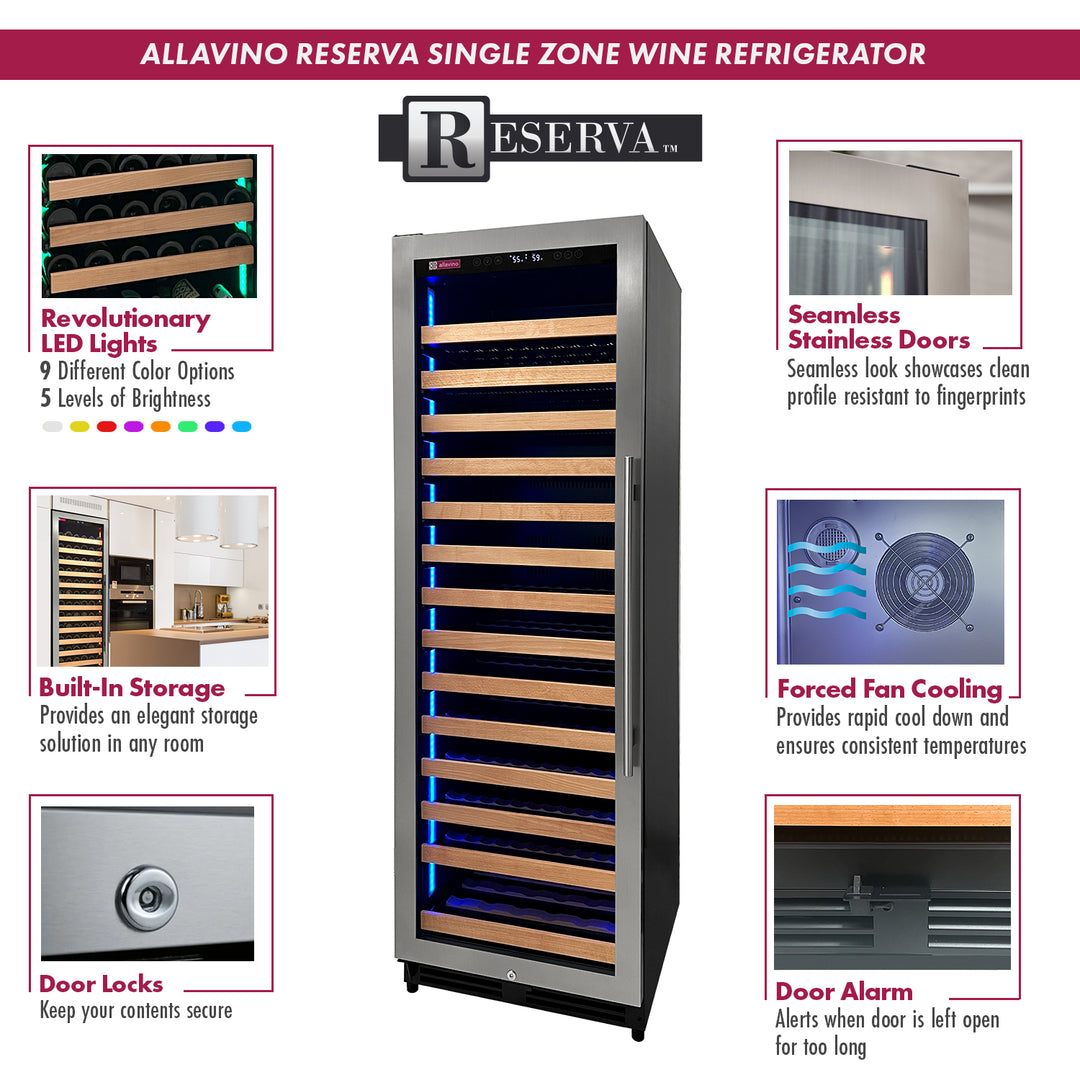 Allavino Reserva 3Z-VSW15471 wine refrigerator features