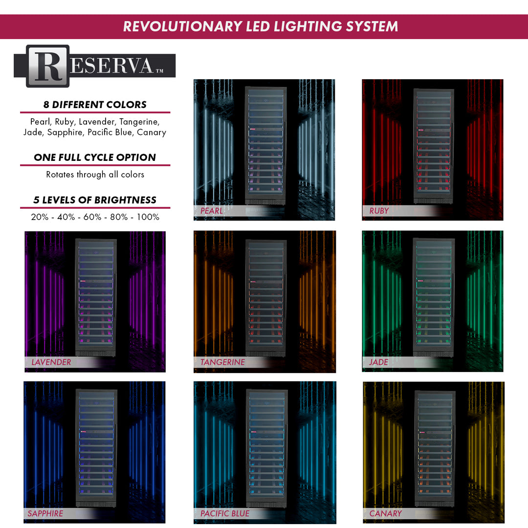 Allavino Reserva VSW6771D-2BR 9 LED Light Color Options