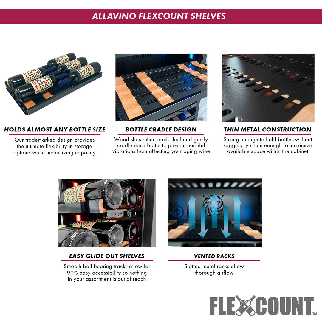 Allavino VSW6771S-1B FlexCount Shelves