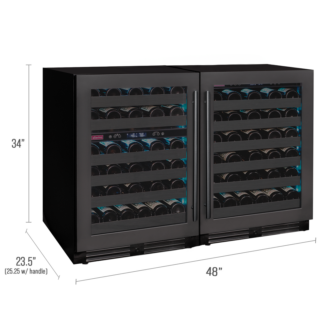 Allavino Reserva 3Z-BDW5034-BS wine refrigerator dimensions