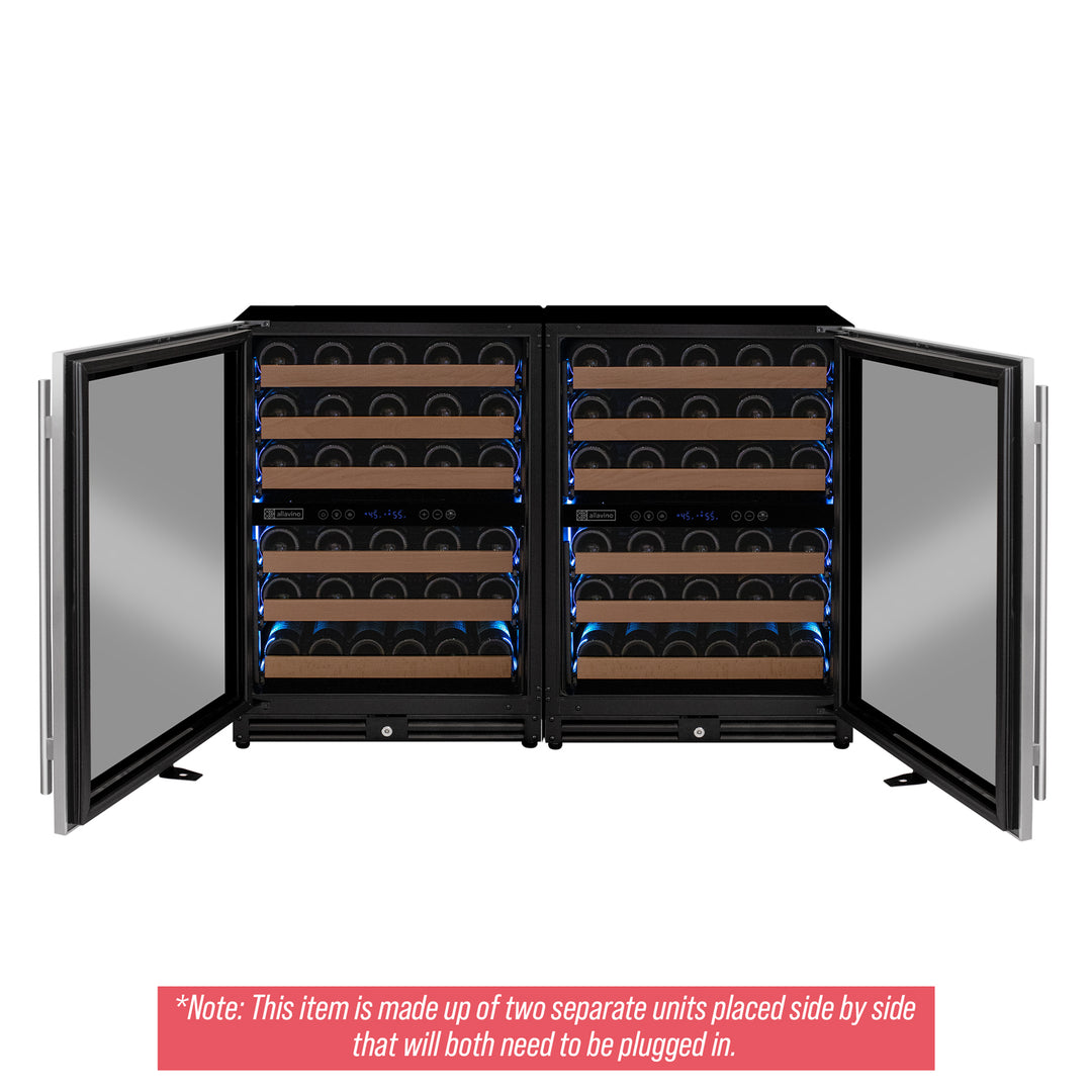 Allavino Reserva 2X-VSW5134D-2S wine refrigerator
