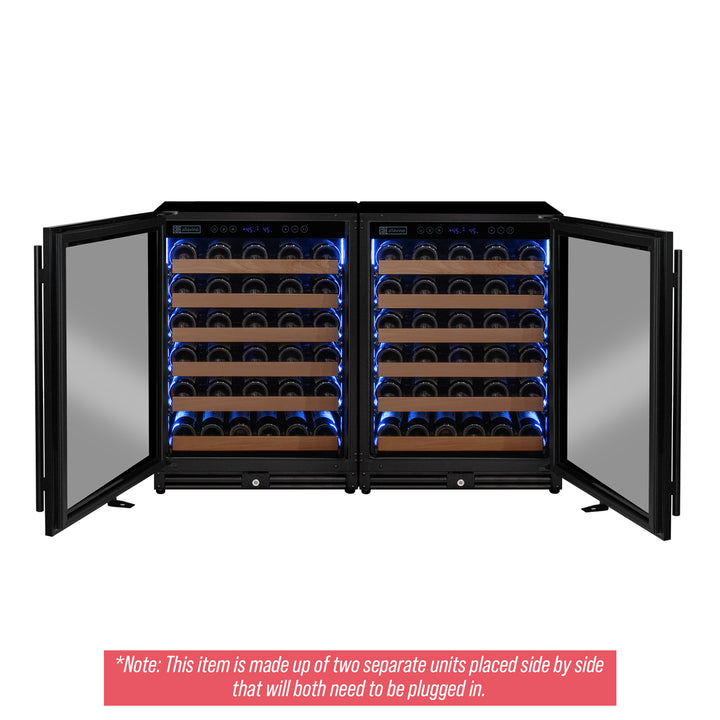 two refrigerators side-by-side