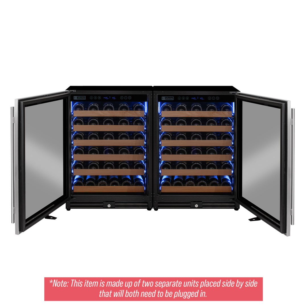 two refrigerators side-by-side