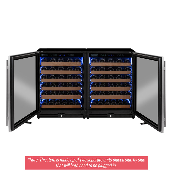 two refrigerators side-by-side