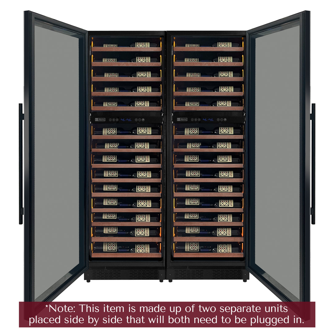 Allavino Reserva 2X-VSW6771D-2B-W LED four zone wine refrigerator