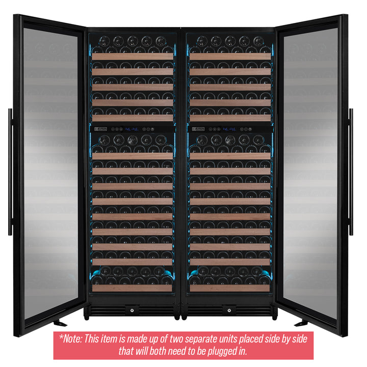 Allavino Reserva 2X-VSW71LD-2B LED wine refrigerator