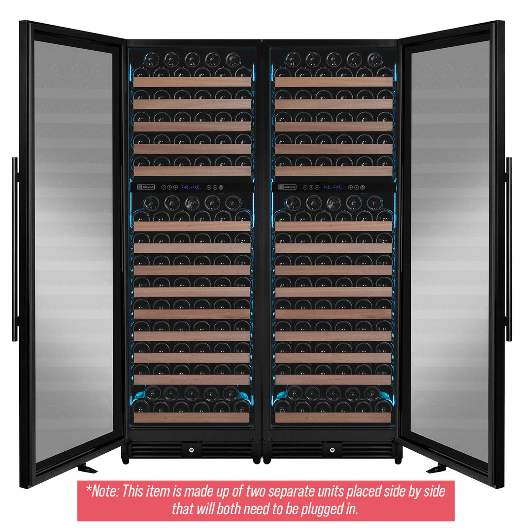 Allavino Reserva 2X-VSW71LD-2B LED wine refrigerator