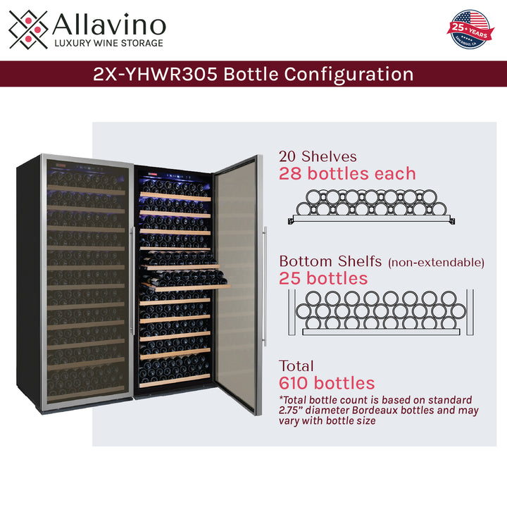 2X-YHWR305-1S20 - bottle count