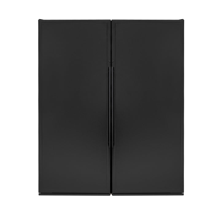 610 bottle side by side dual zone wine refrigerator