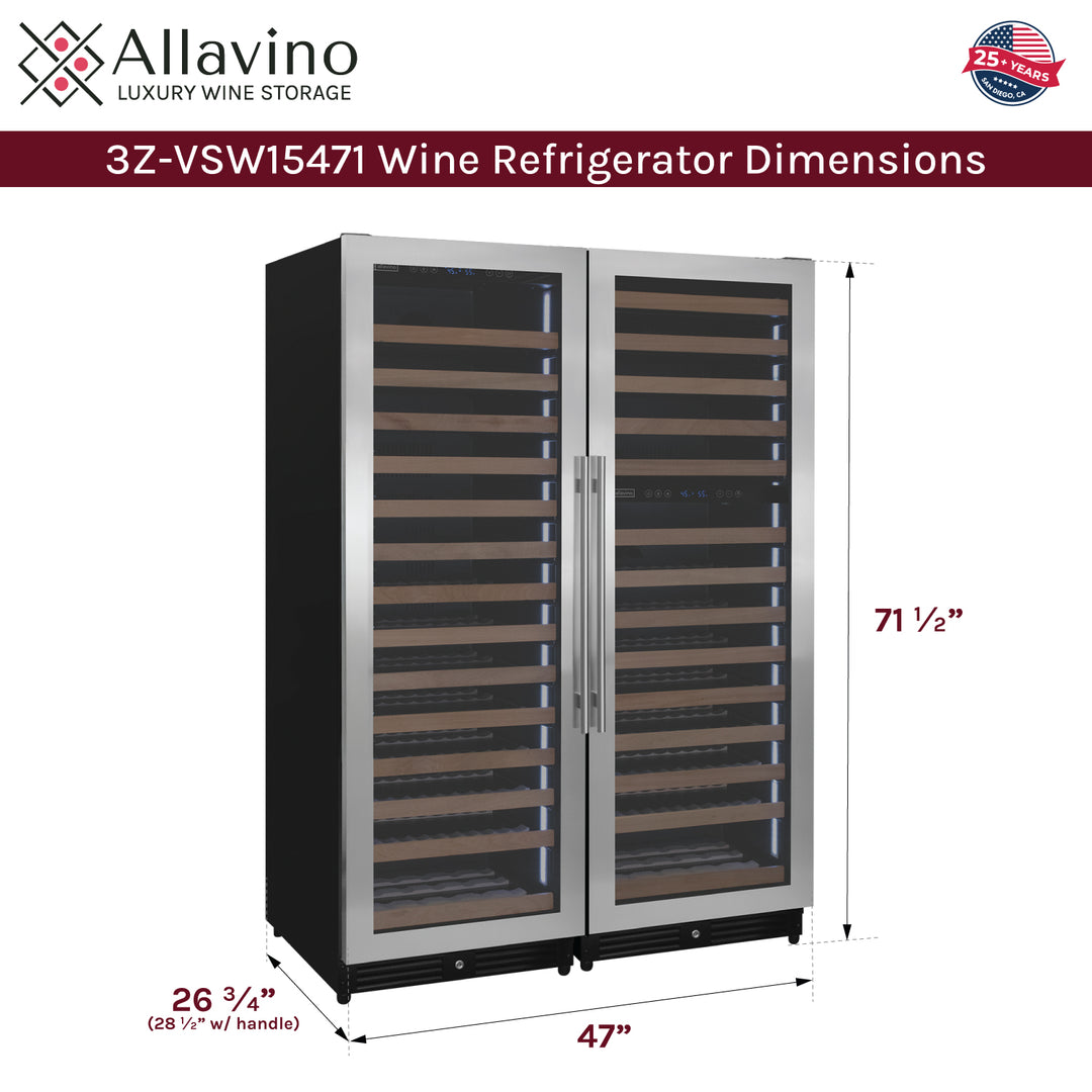 Allavino Reserva 3Z-VSW15471 dimensions