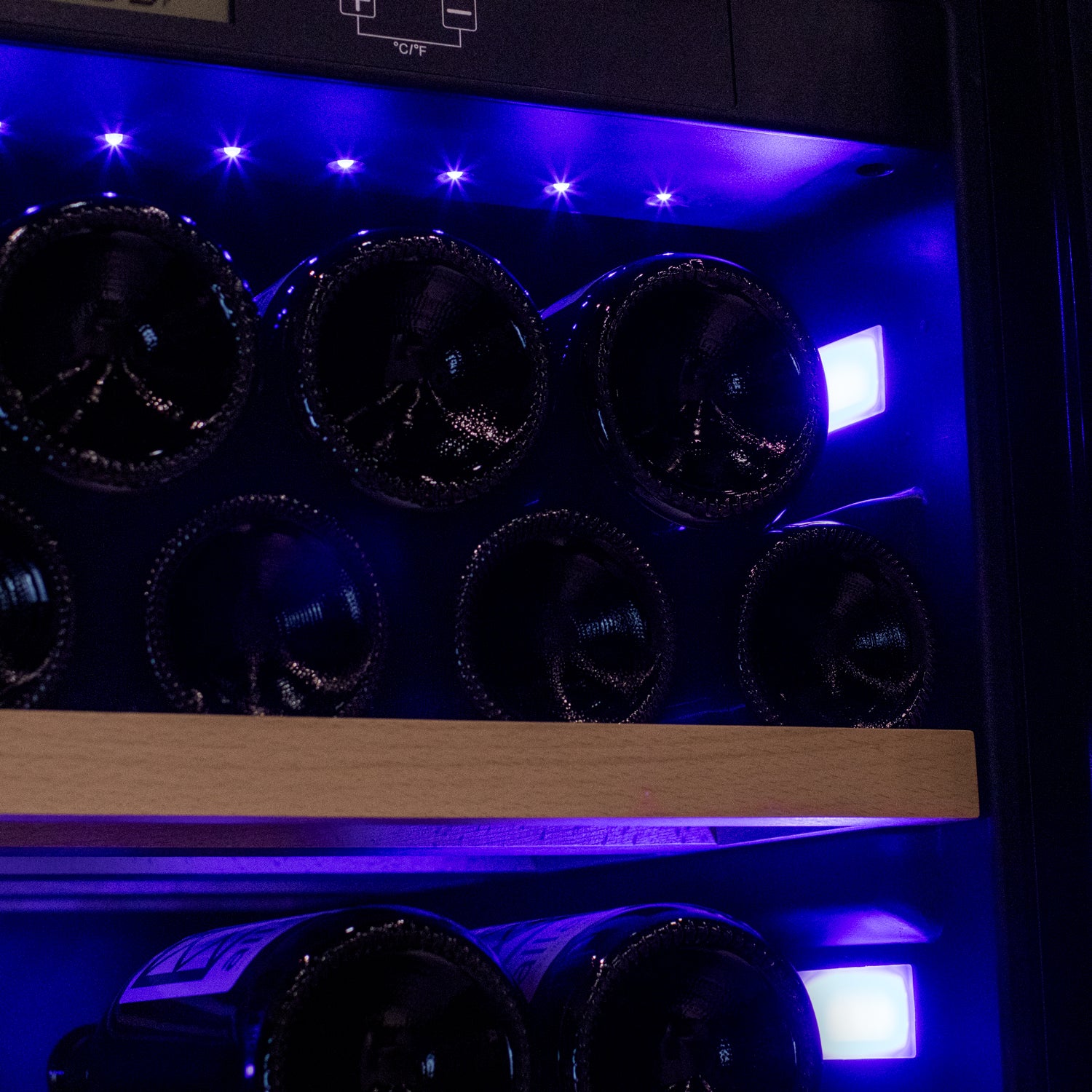 Allavino Single Zone Wine Vault - Solid Black Left Hinge Door