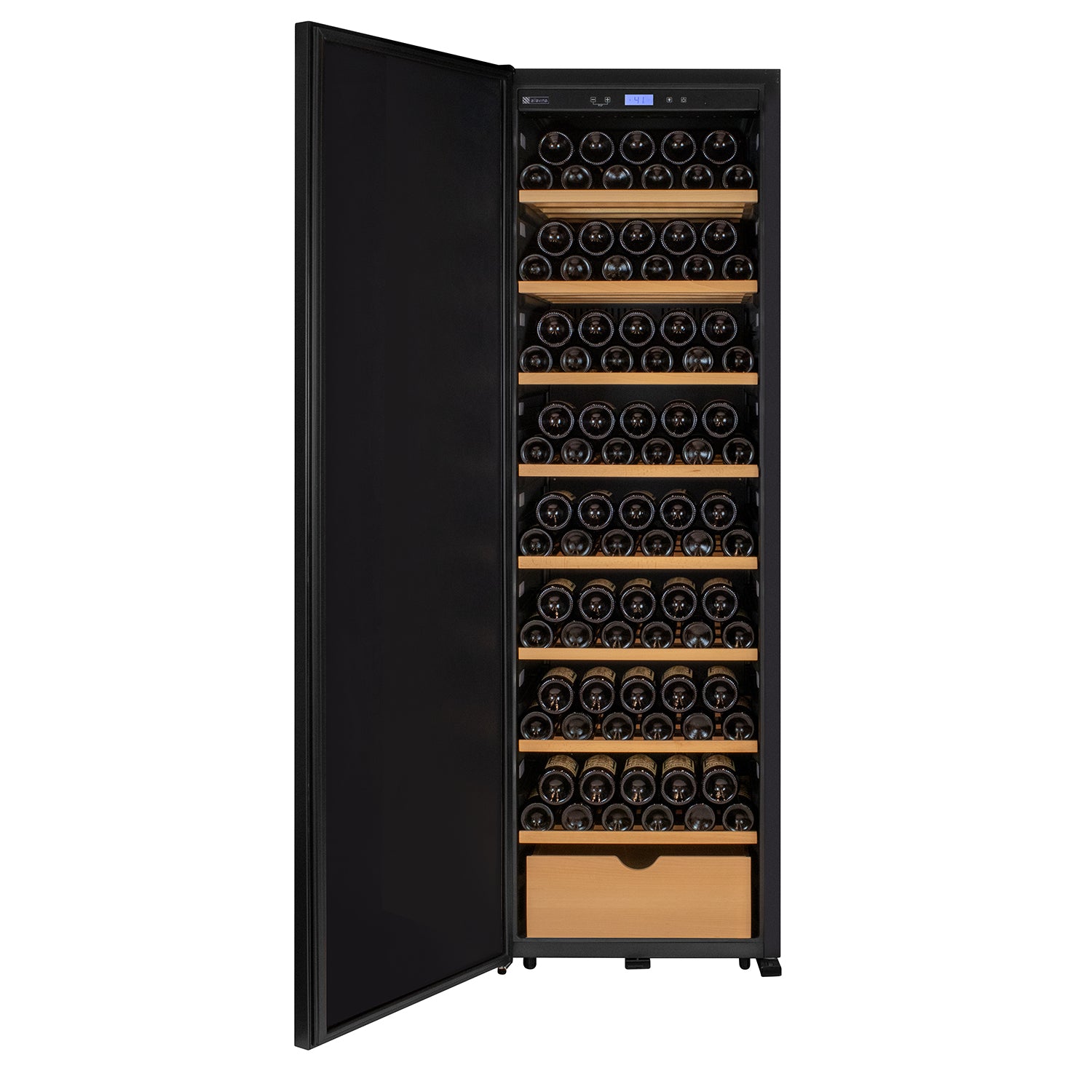 Allavino Single Zone Wine Vault - Solid Black Left Hinge Door