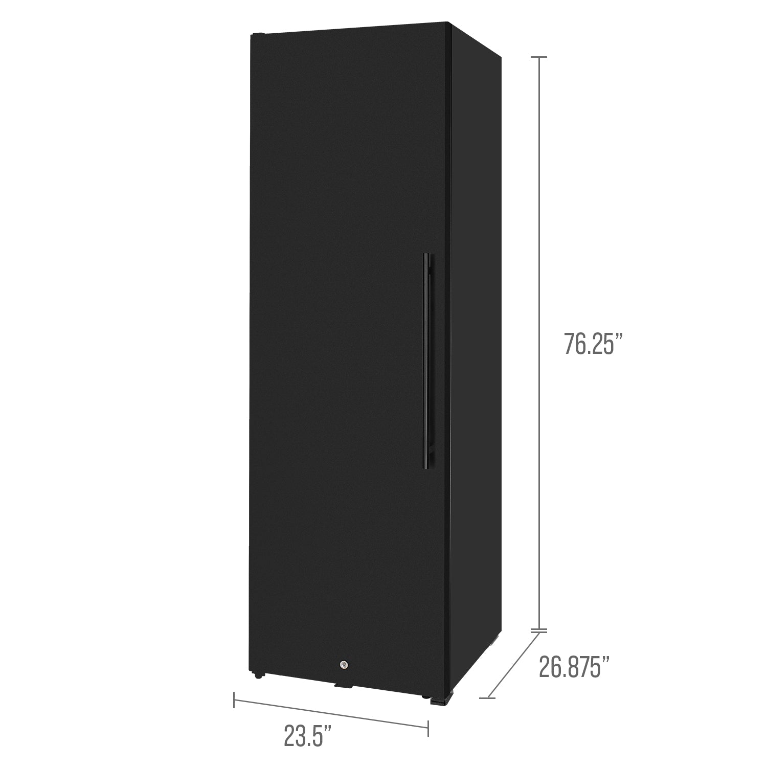 Allavino Single Zone Wine Vault - Solid Black Left Hinge Door