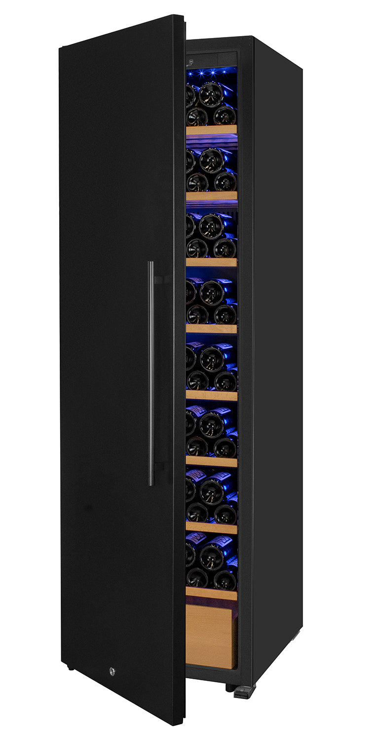 Allavino Single Zone Wine Vault - Solid Black Left Hinge Door