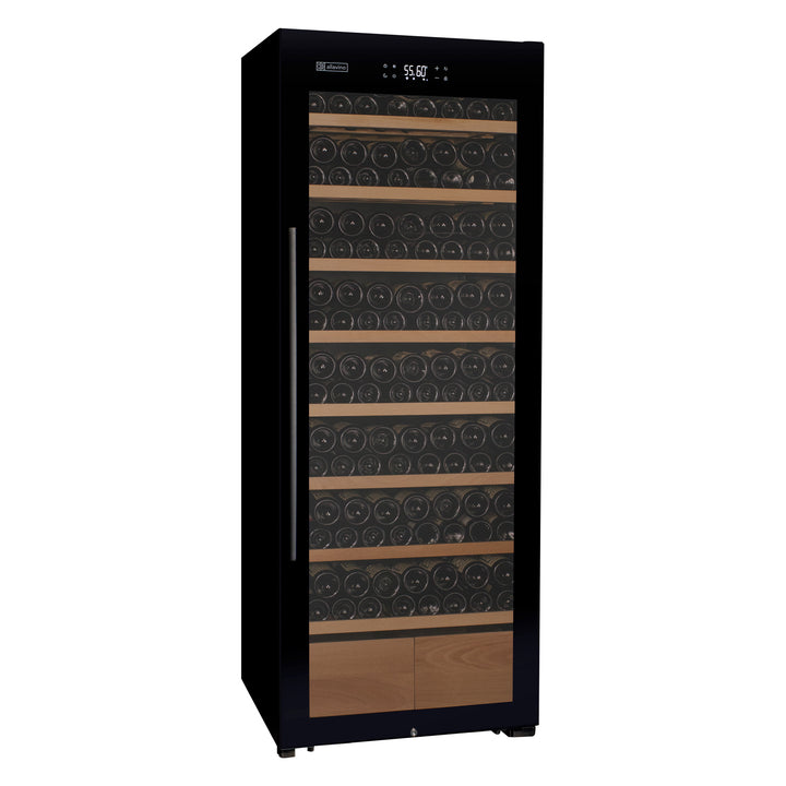 Allavino Cascina KWR248S-1BGR black glass door wine refrigerator