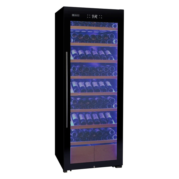 Allavino Cascina KWR248S-1BR black glass door wine refrigerator