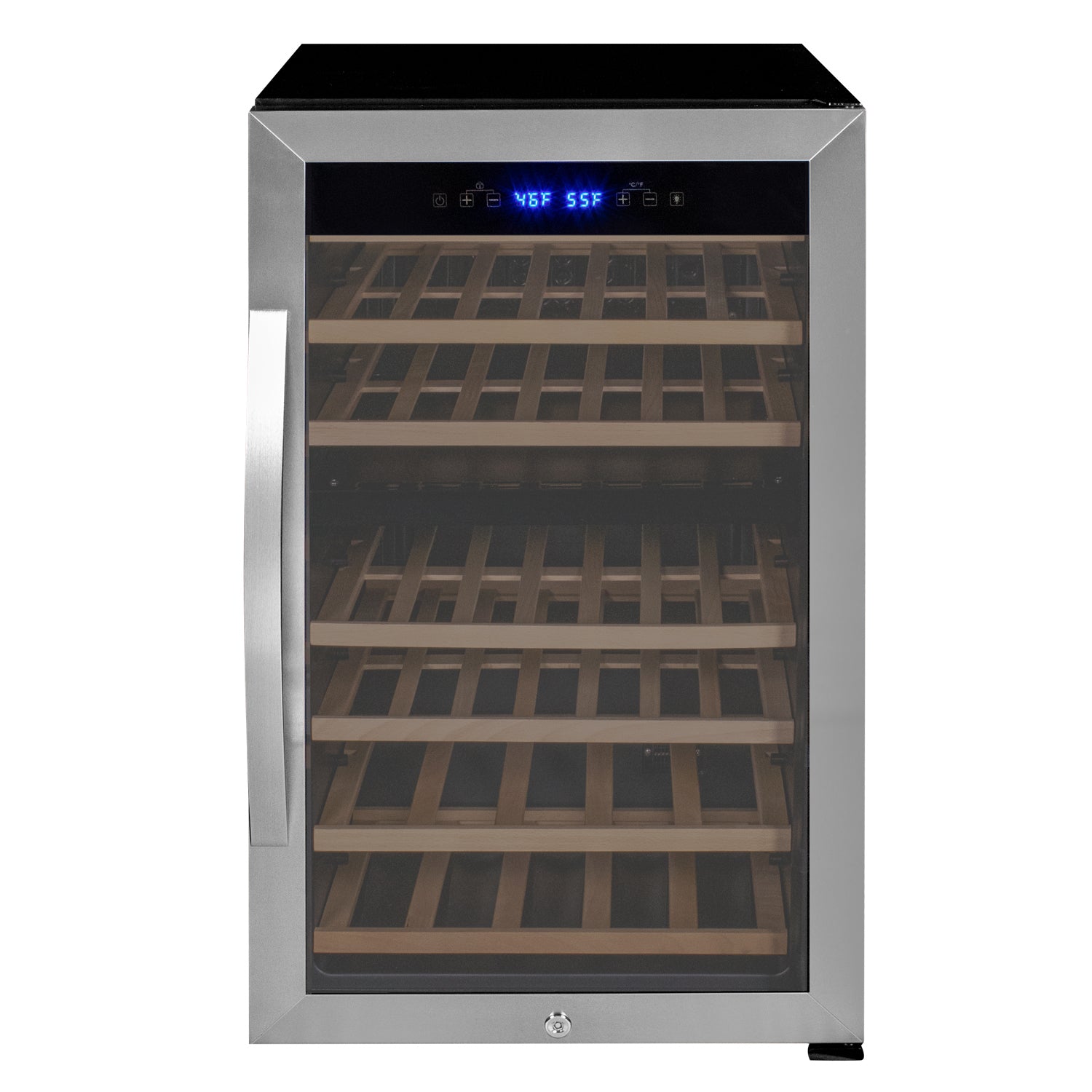 Cascina Series 43 Bottle Dual Zone Stainless Steel Wine