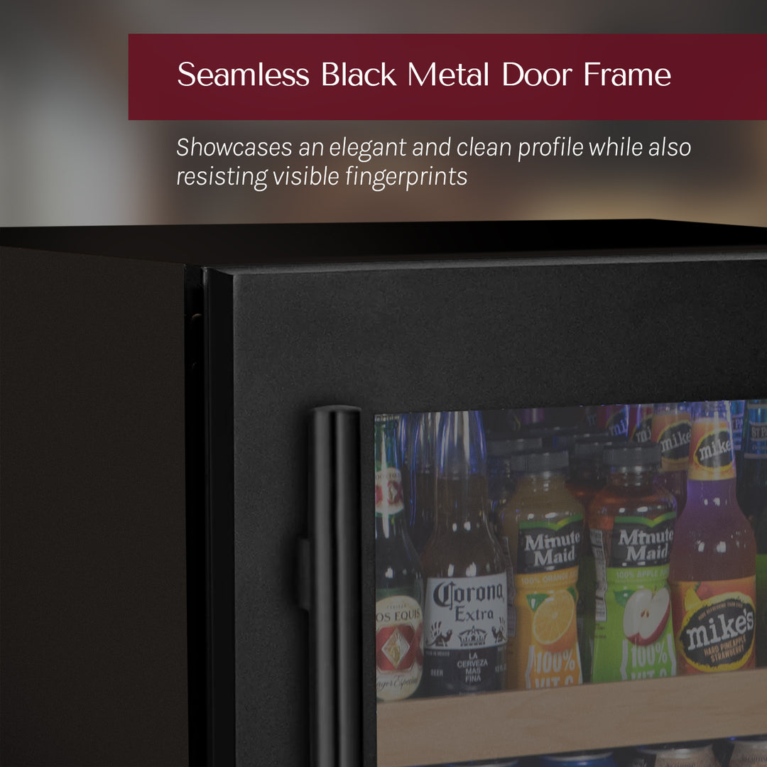 seamless black metal door frame