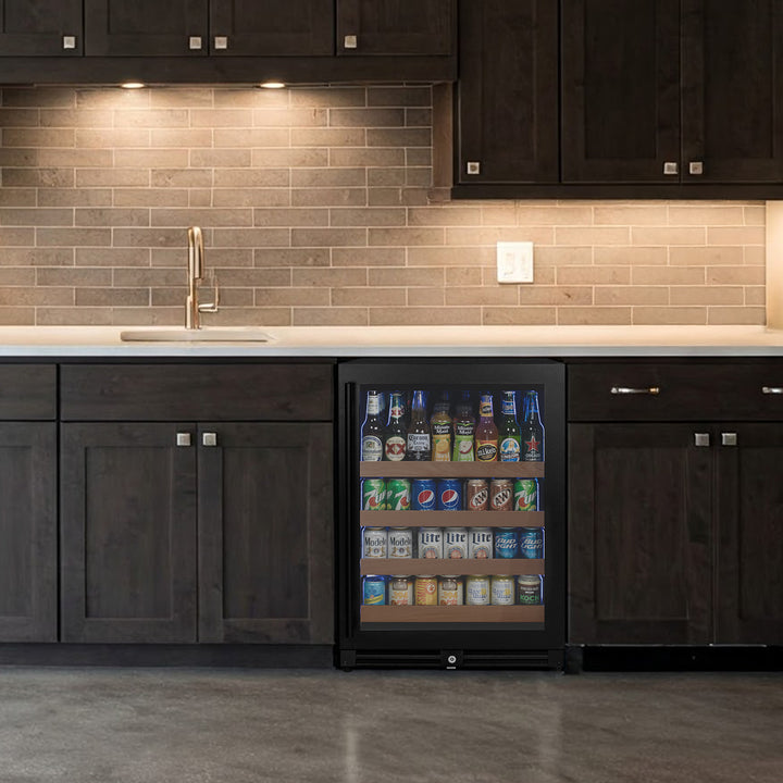 built-in or freestanding beverage center