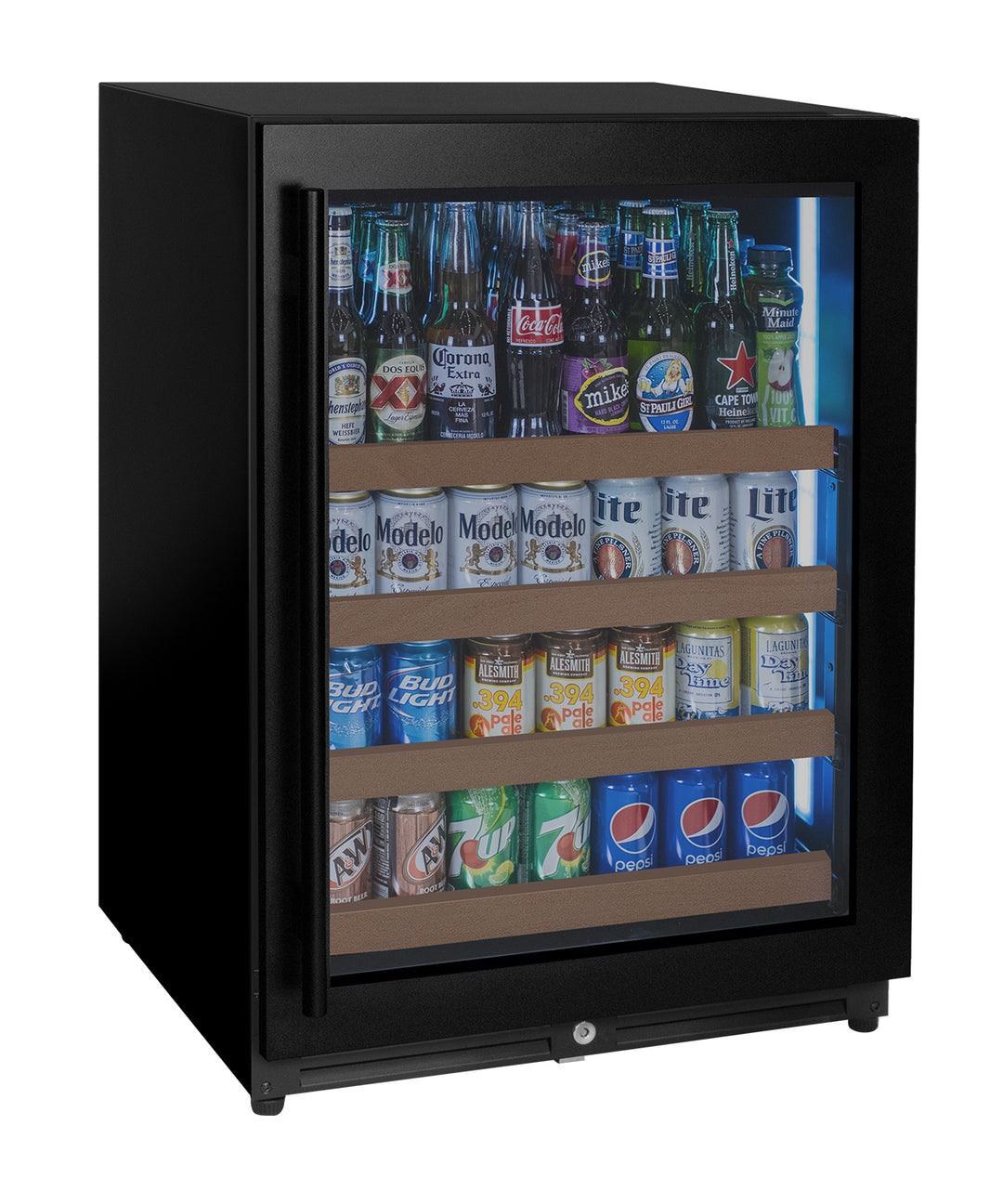 24" Wide Reserva Series Stainless Steel Right Hinge Beverage Center