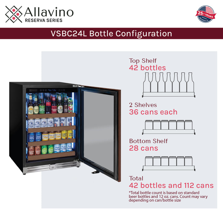 bottle/can capacity