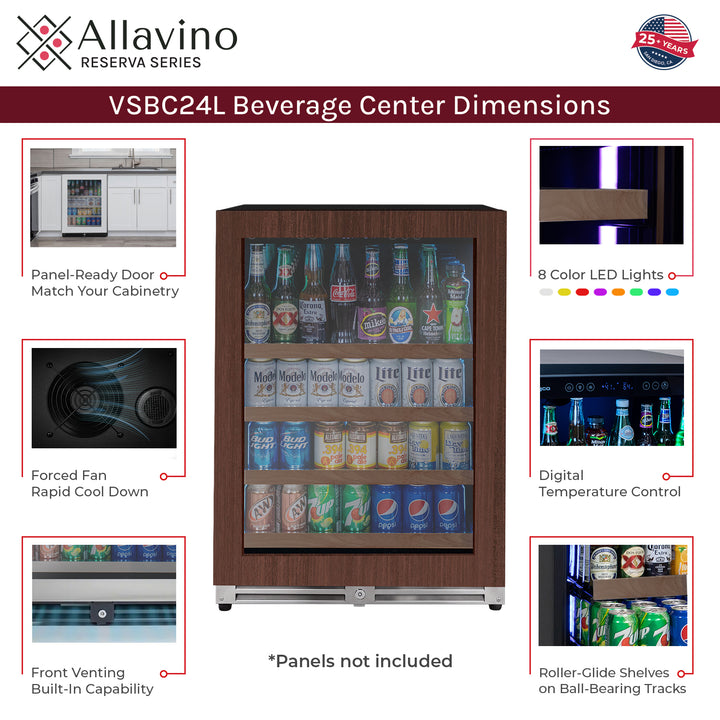 beverage center features