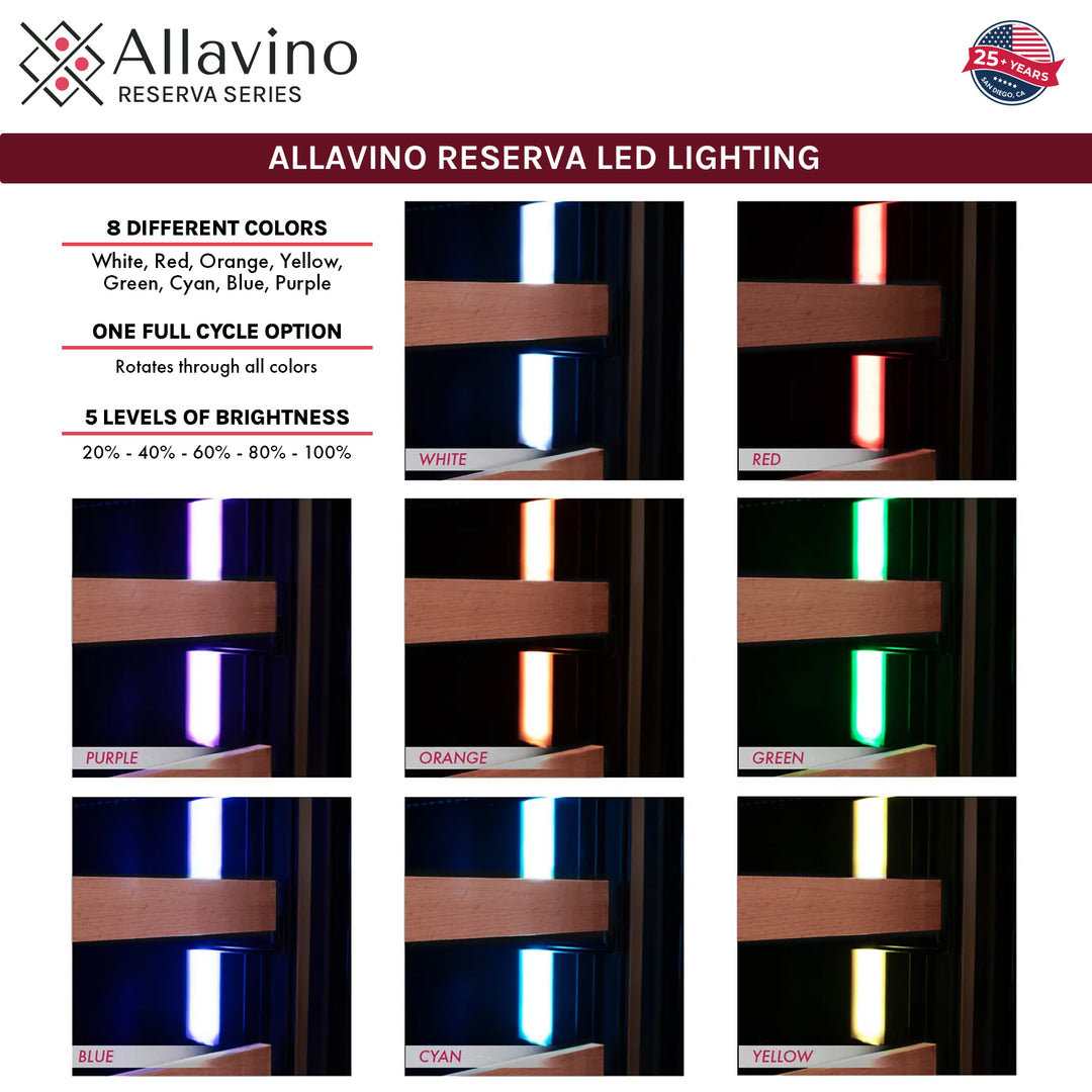LED light colors feature