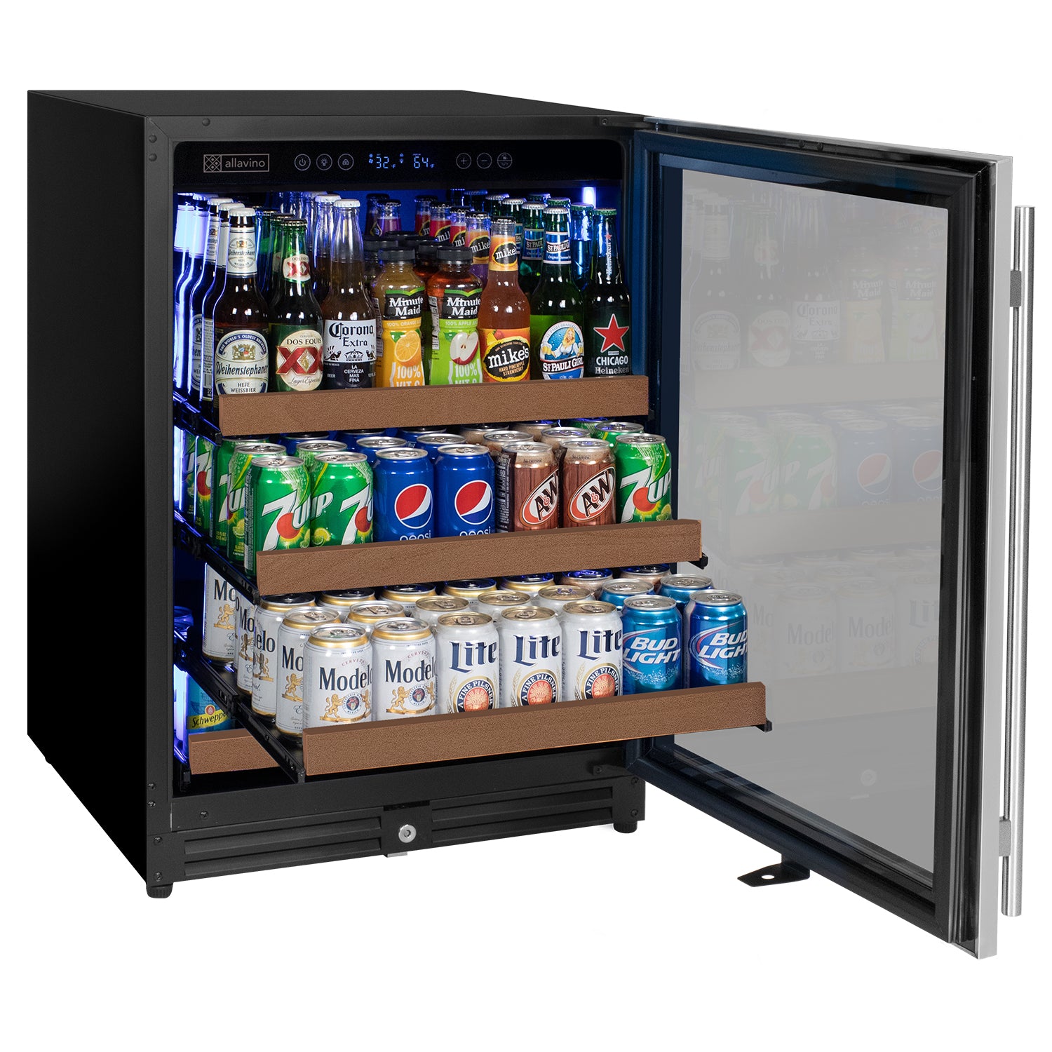 Allavino Reserva Series Stainless Steel Right Hinge Beverage