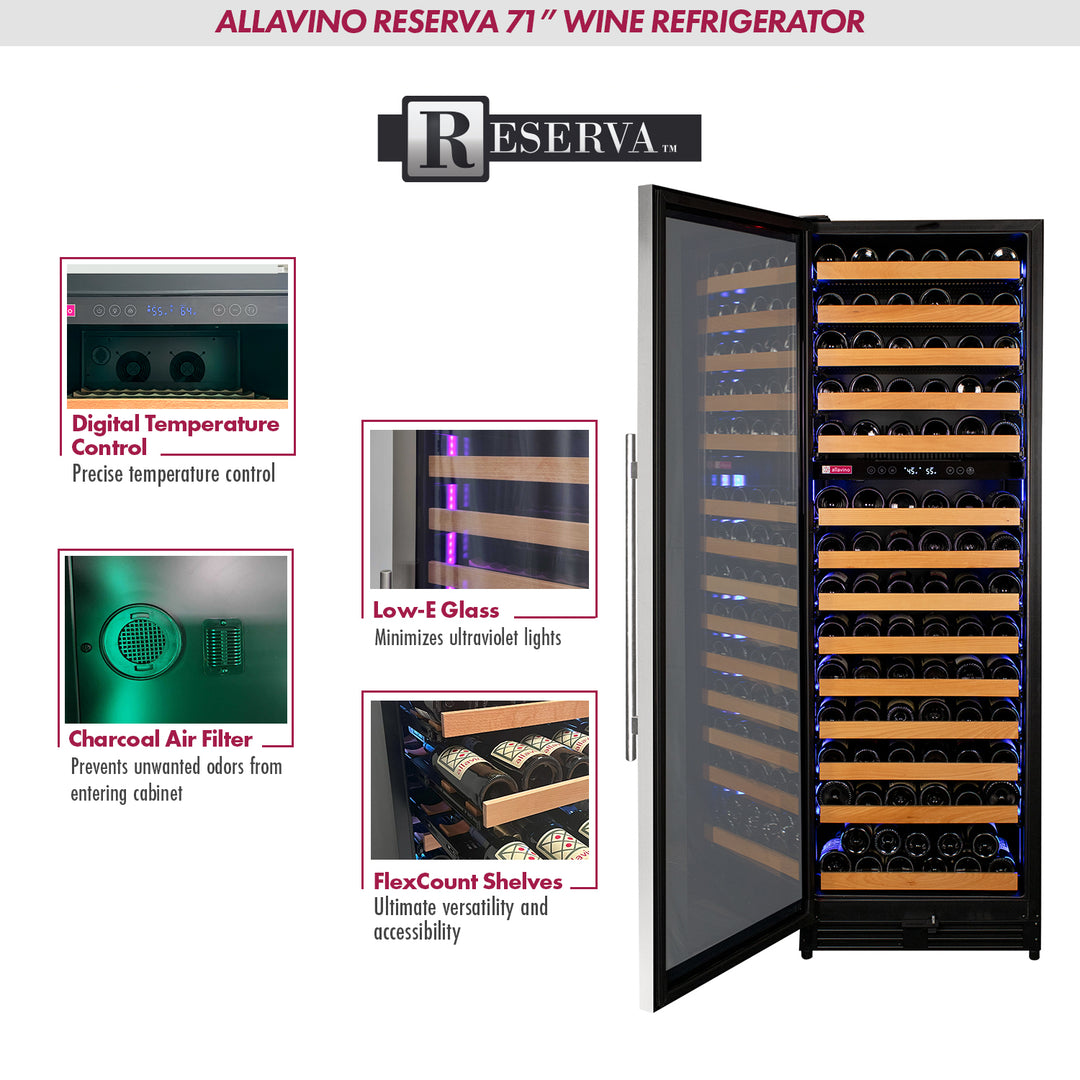 Allavino Reserva VSW15471D-2SL wine refrigerator Features