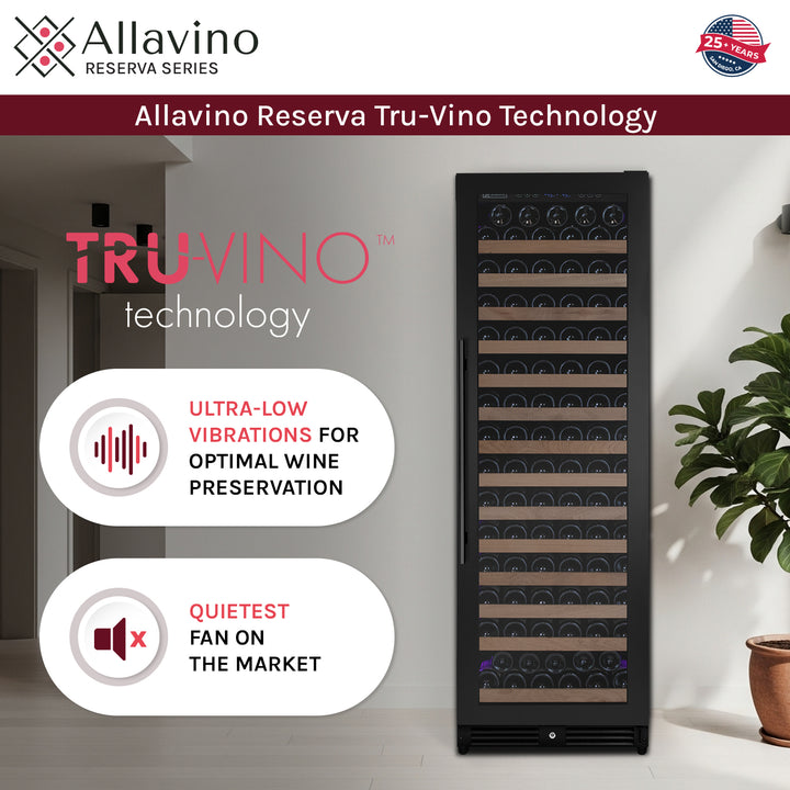 Allavino Reserva Tru-Vino technology inverted compressor quietest compressor on the market