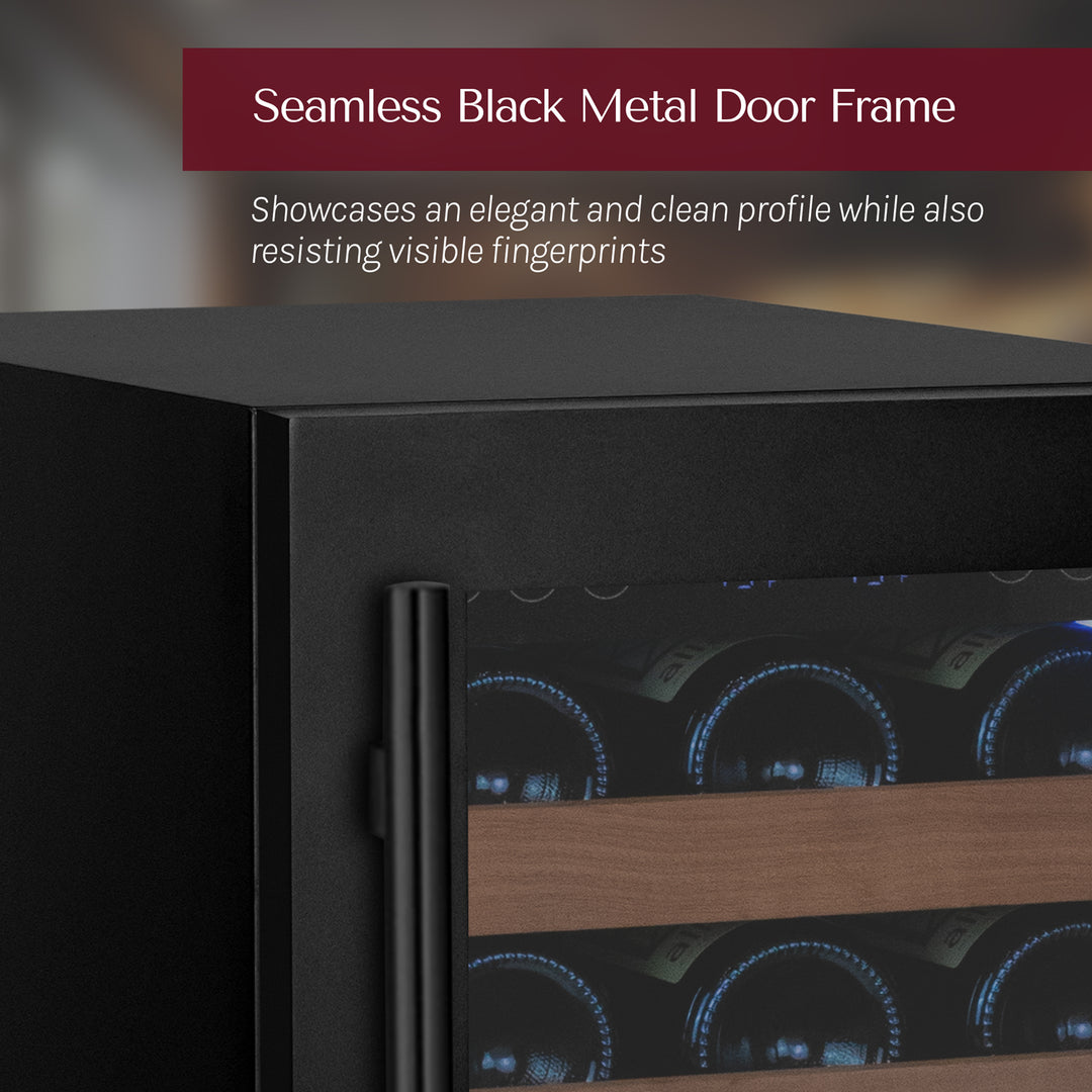 seamless black metal door frame