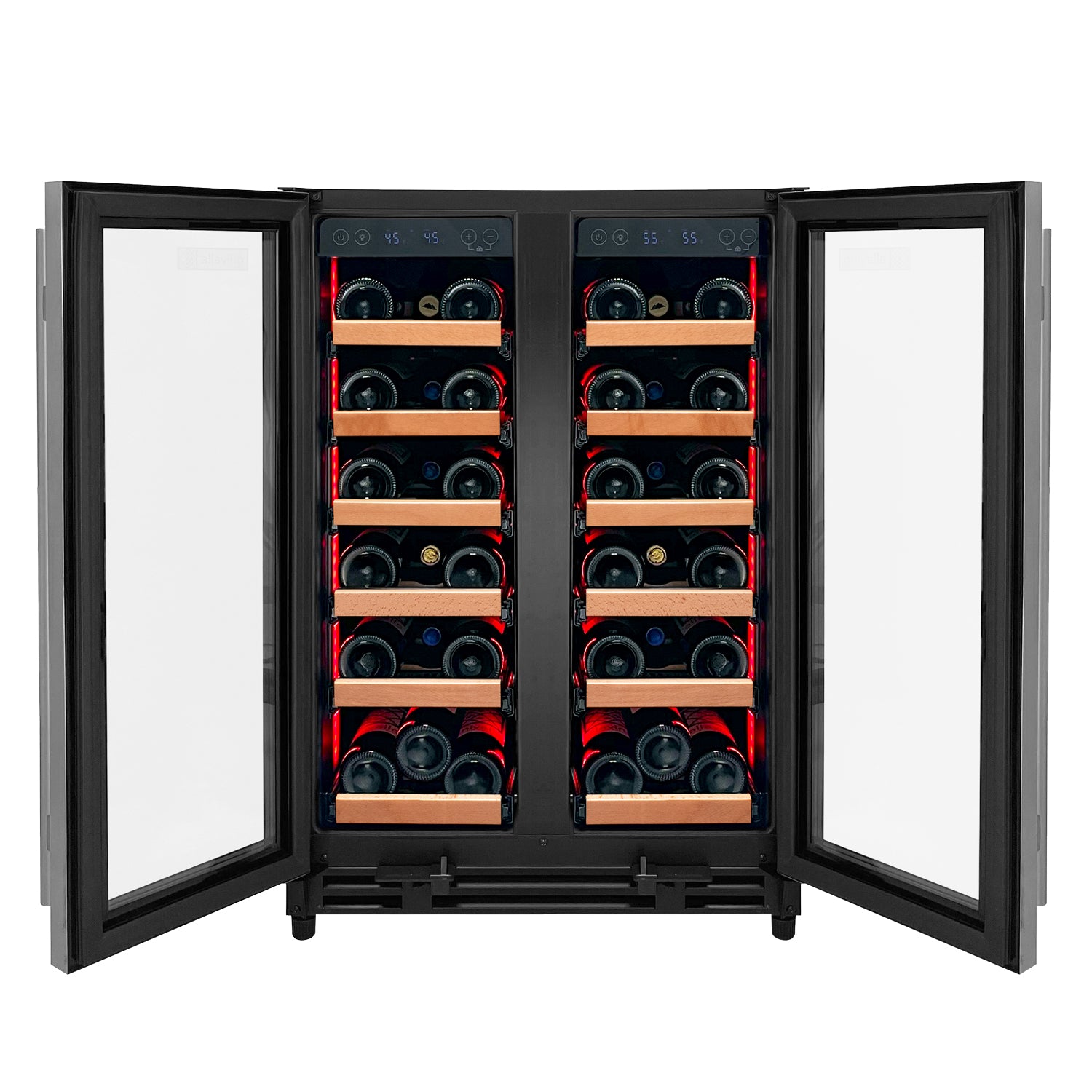 Tresanti 24 bottle madison series dual zone convertible wine refrigerator deals