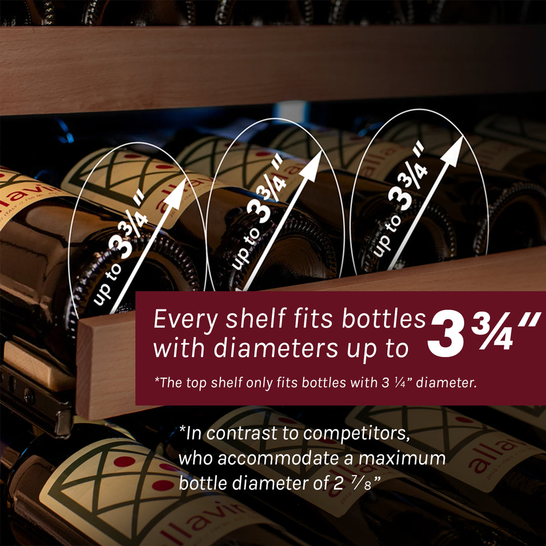 shelf diameter