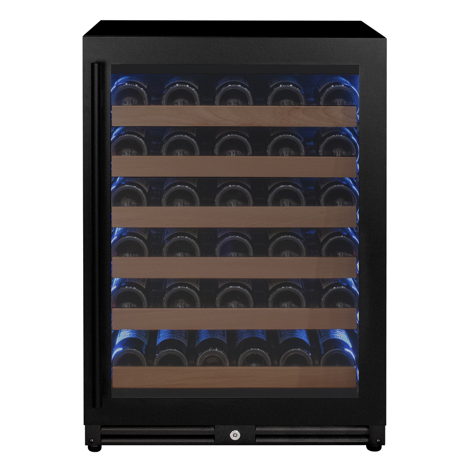 Allavino 51 Bottle Single Zone Right Hinge Black Wine Cooler