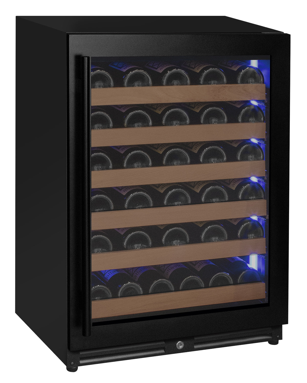 Allavino 51 Bottle Single Zone Right Hinge Black Wine Cooler