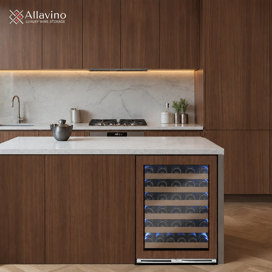 Allavino wine refrigerator built-in or freestanding use