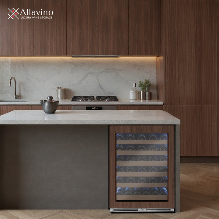 Allavino wine refrigerator built-in or freestanding use