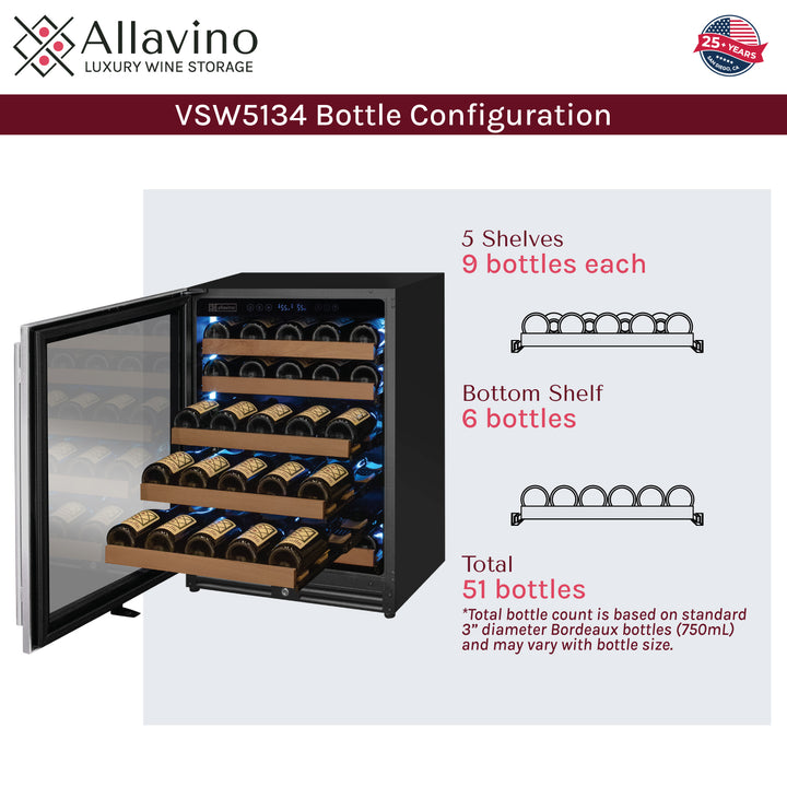allavino flexcount shelves