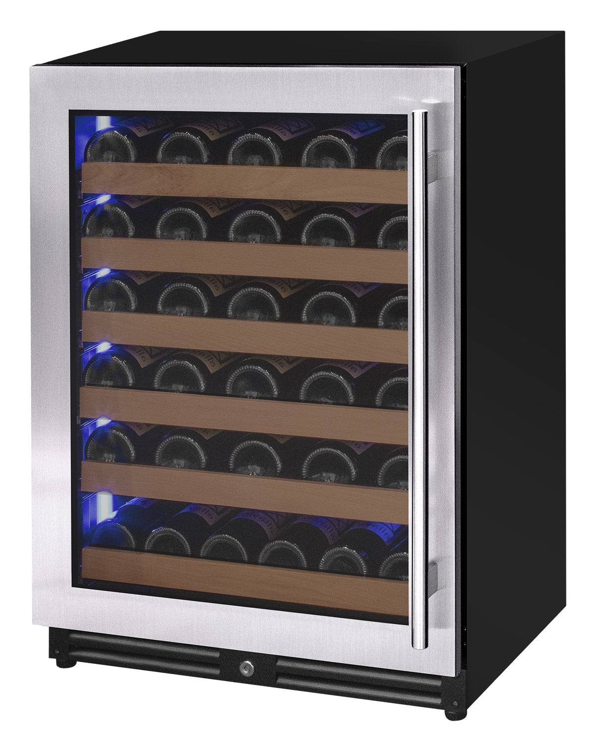 Allavino 51 Bottle Single Zone Left Hinge Stainless Steel Wine