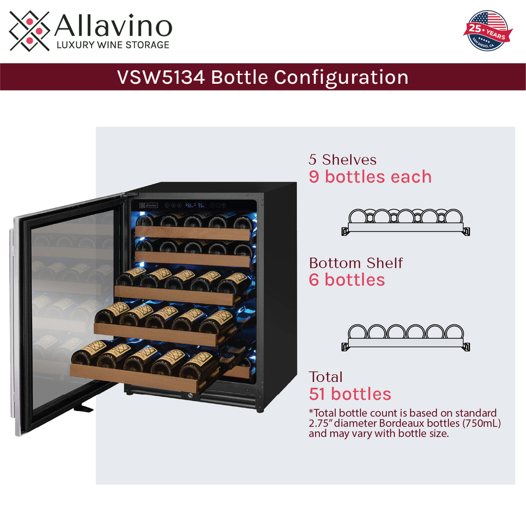 allavino flexcount shelves