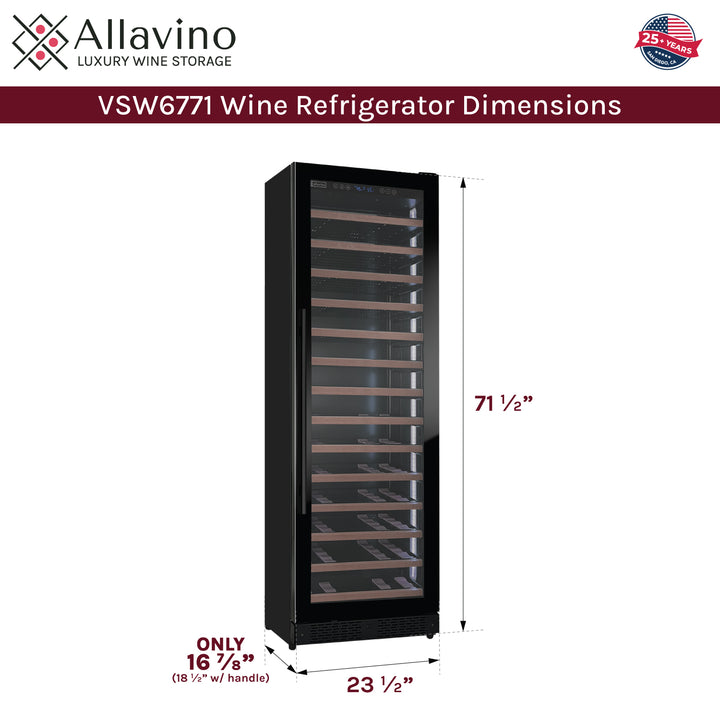 Allavino Reserva VSW6771S-1BR dimensions