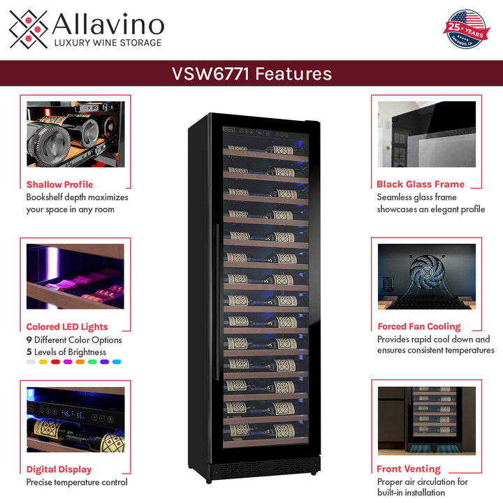 Allavino Reserva VSW6771S-1BR-WD Features
