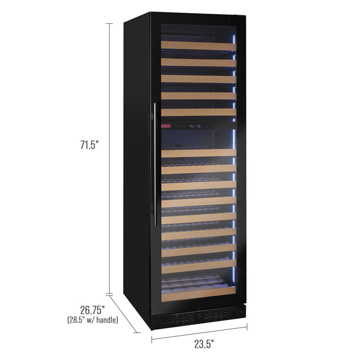 Wine refrigerator dimensions