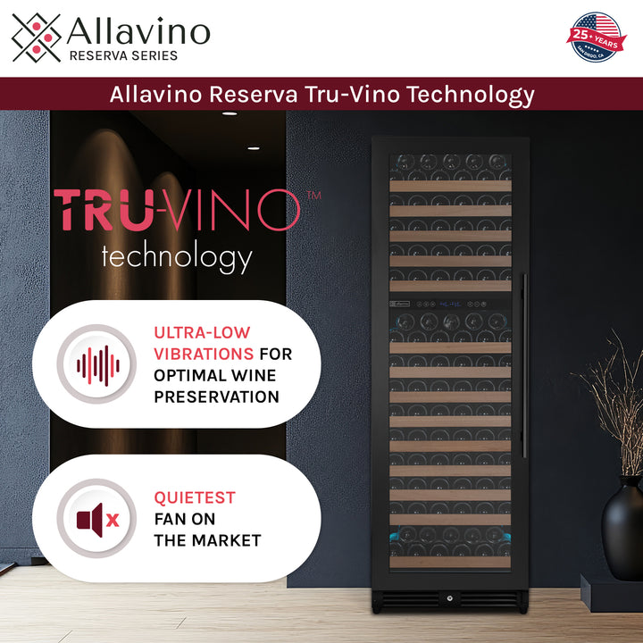 Allavino Reserva Tru-Vino technology inverted compressor quietest compressor on the market