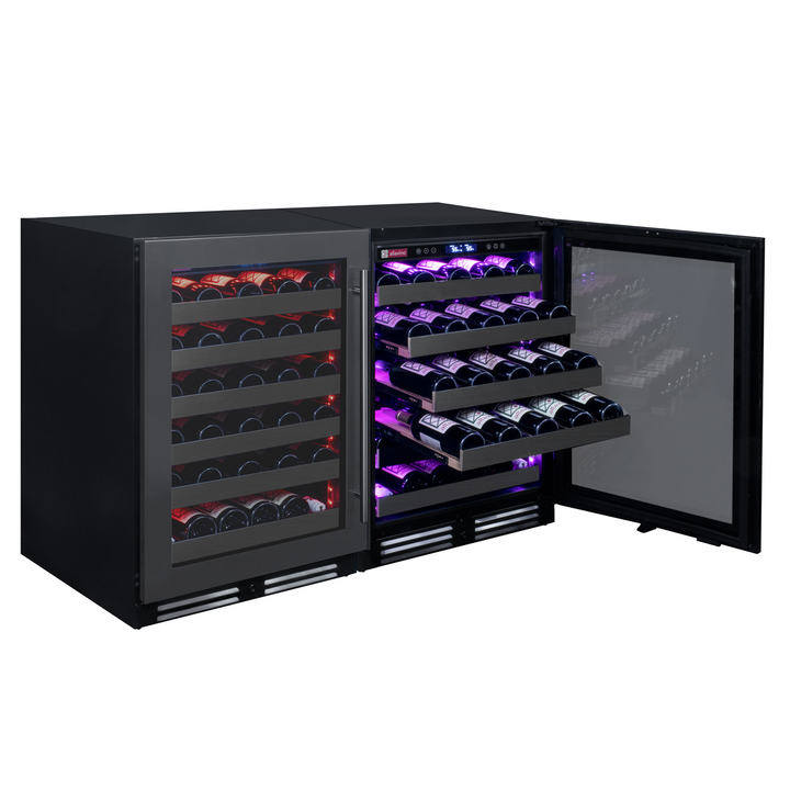 Allavino Reserva 3Z-BDW5034-BS three zone side-bye-side wine refrigerator