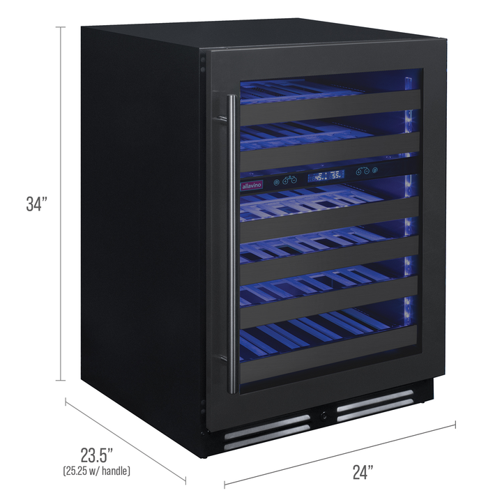 Allavino Reserva BDW5034D-2BSR wine refrigerator dimensions