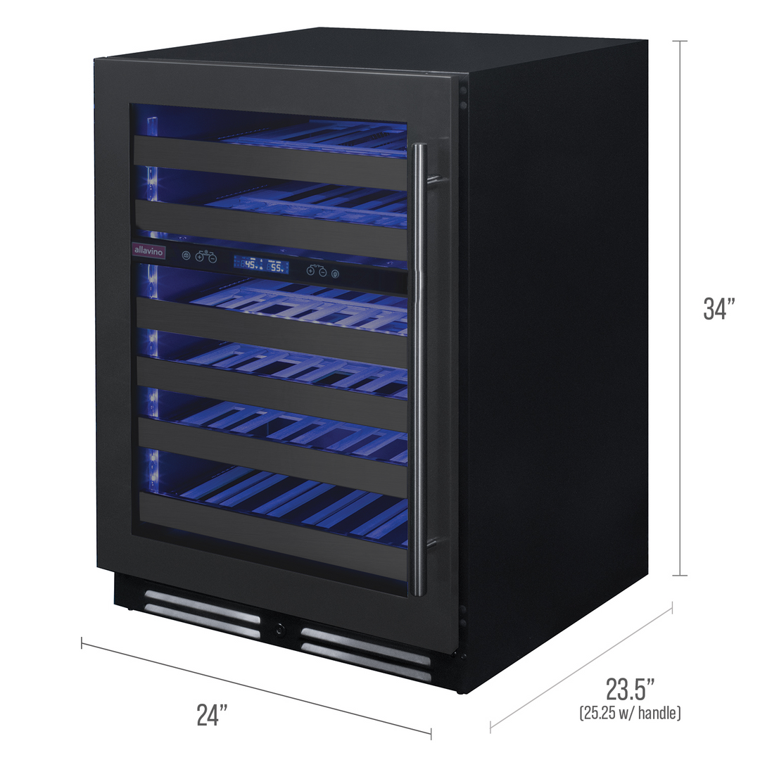 Allavino Reserva BDW5034D-2BSL wine refrigerator dimensions