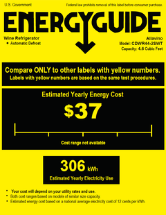 An energy guide for the WR43D-2SR