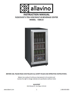 The instruction manual of the VSBC15 cooler
